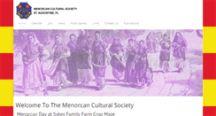 Desktop Screenshot of menorcansociety.net